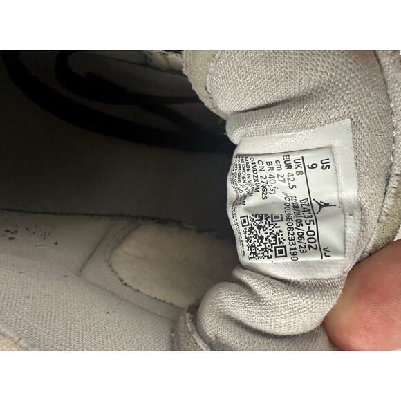 Nike Air Jordan 1 Low SE Craft Mens Size 9 Tech Grey Black Cement DZ4135 002 - Picture 7 of 11